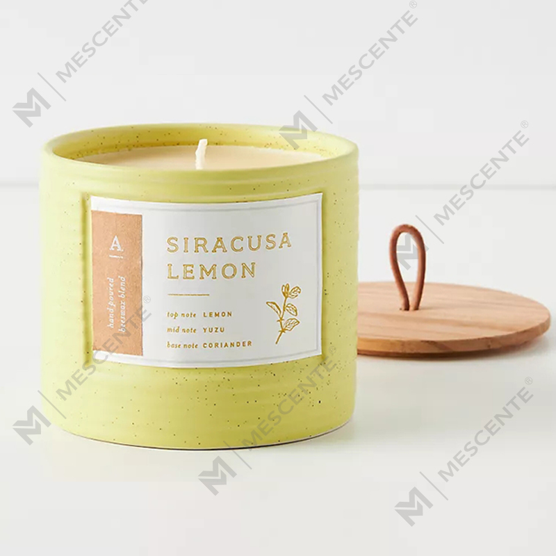 M&Scent Private Label Keramičke staklenke u boji Mirisni sojin vosak Chic svijeće