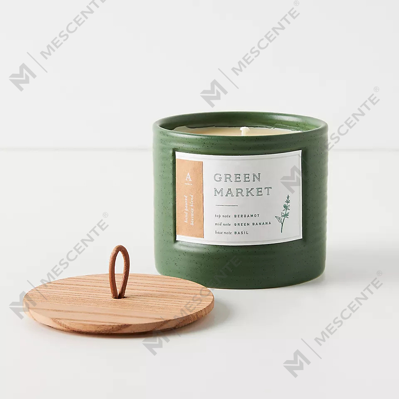 M&Scent Private Label Keramičke staklenke u boji Mirisni sojin vosak Chic svijeće
