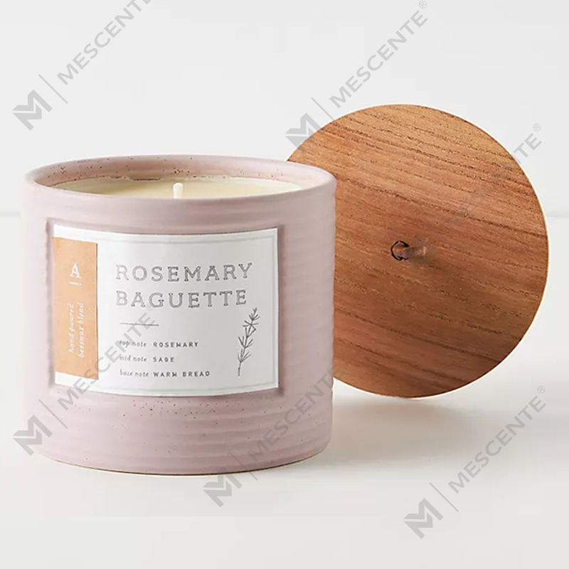 M&Scent Private Label Keramičke staklenke u boji Mirisni sojin vosak Chic svijeće