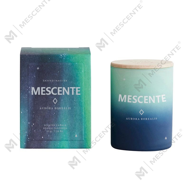 M&Scent prilagođene mirisne svijeće privatne marke za uređenje doma u staklenoj posudi