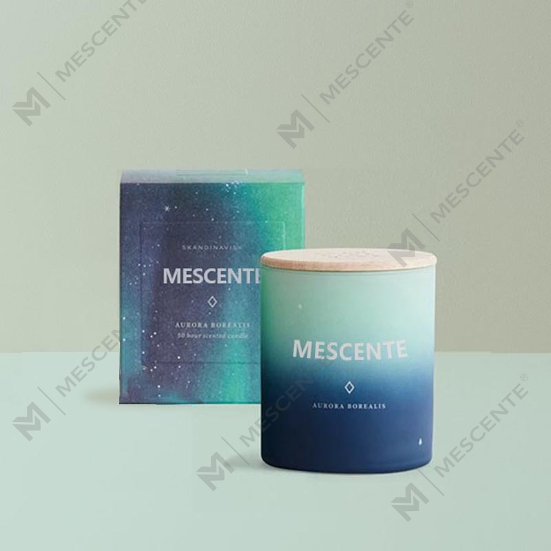 M&Scent prilagođene mirisne svijeće privatne marke za uređenje doma u staklenoj posudi