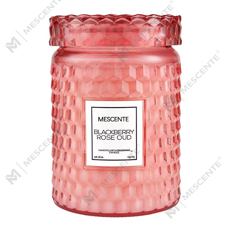 M&Scent prilagođena božićna dekoracija Blackberry Rose Oud Icon Svijeća