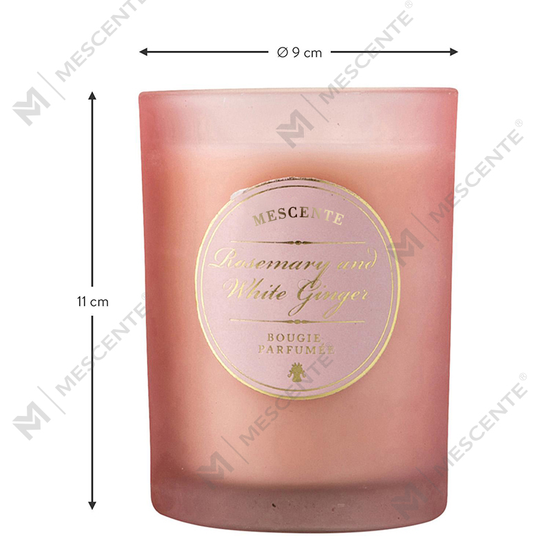Luksuzne božićne bijele mirisne svijeće s personaliziranim logotipom M&Scent