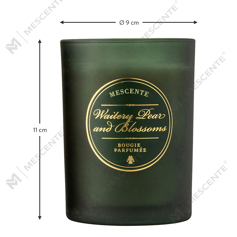 Luksuzne božićne bijele mirisne svijeće s personaliziranim logotipom M&Scent