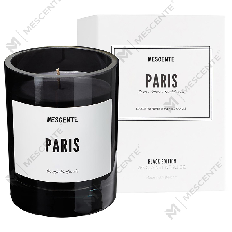 M&Scent veleprodaja luksuznih mirisnih svijeća privatne marke s crnim personaliziranim logotipom