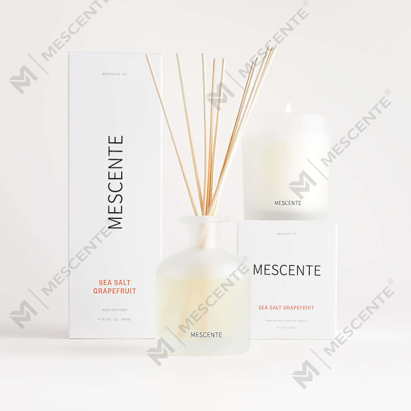 M&Scent luksuzna privatna robna marka ljubičaste boje aroma reed difuzor poklon set s kutijom