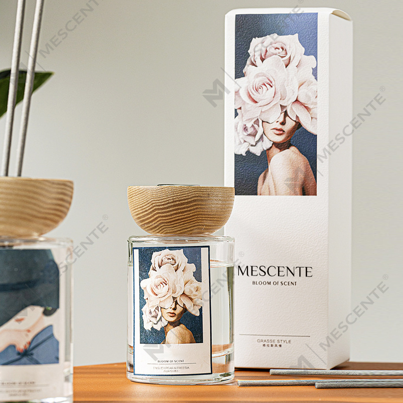 M&Scent veleprodaja privatnih robnih marki setovi difuzora od trske s čepom za staklene boce