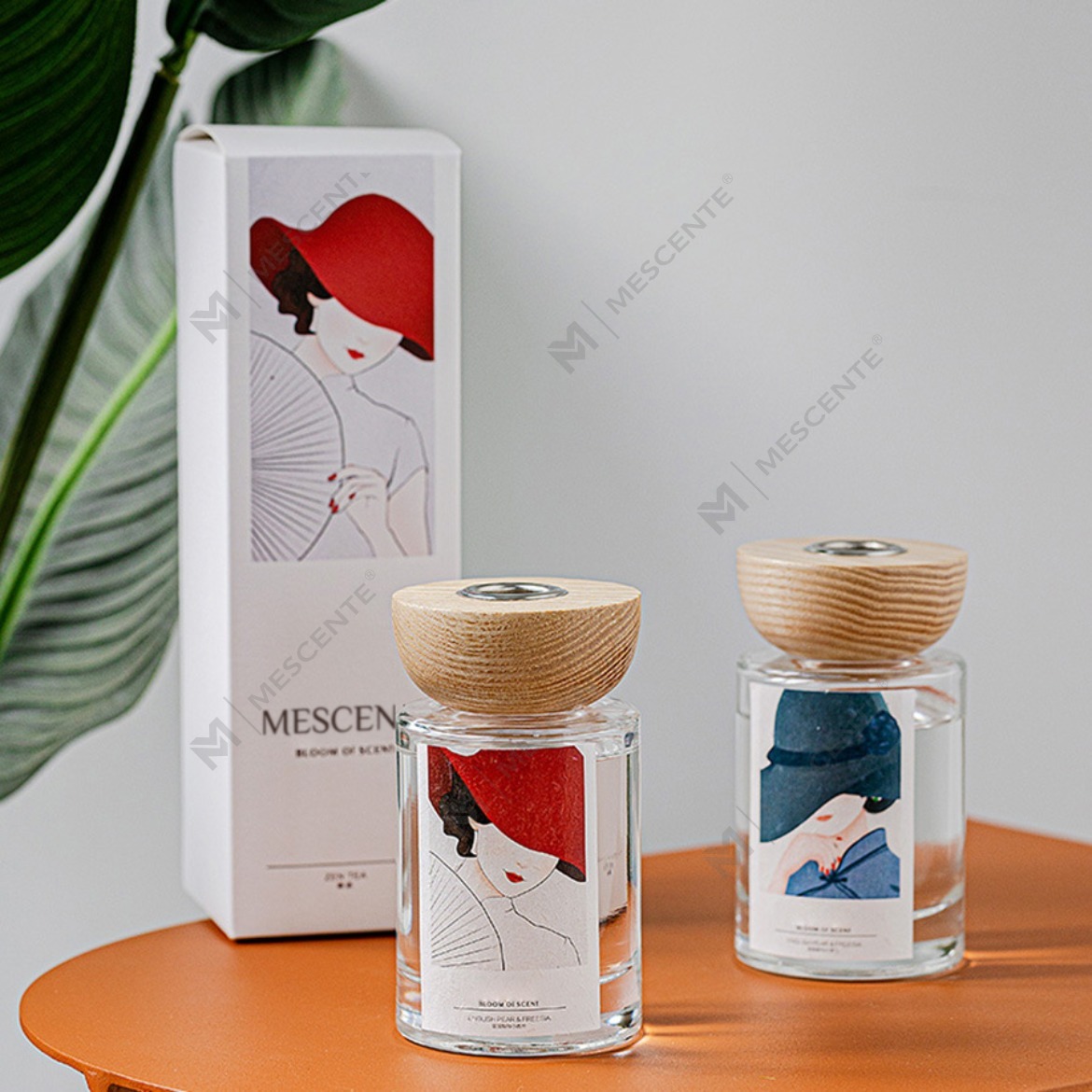 M&Scent veleprodaja privatnih robnih marki setovi difuzora od trske s čepom za staklene boce