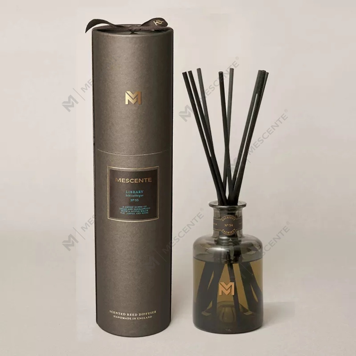 M&Scent veleprodaja luksuzne crne boce difuzor od 500 ml Reed mirisni difuzor od trske s poklon kutijom